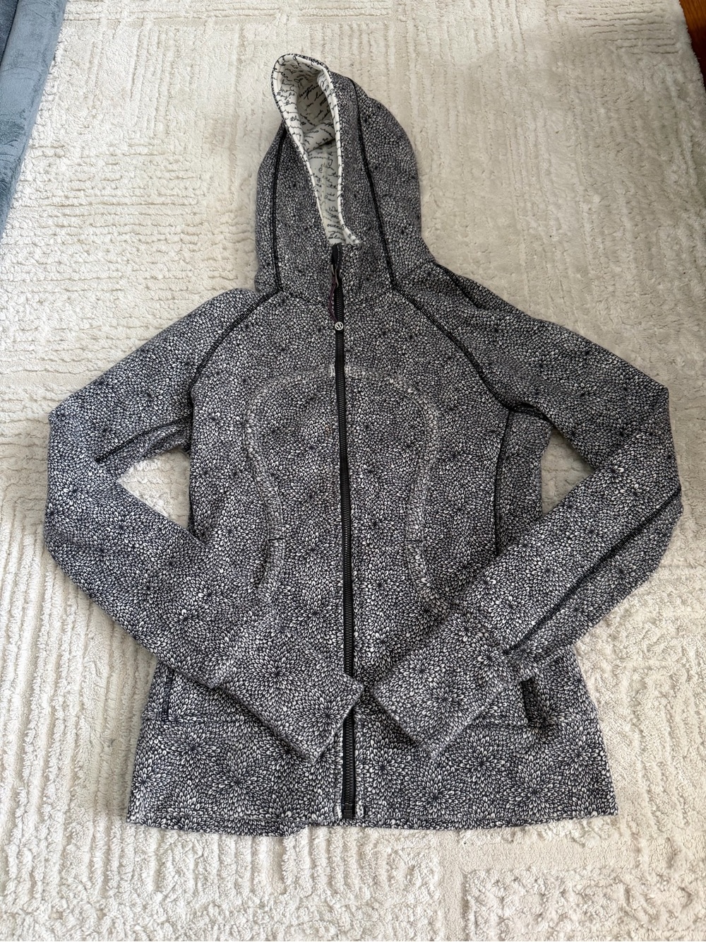 lululemon Scuba grey full-zip hoodie